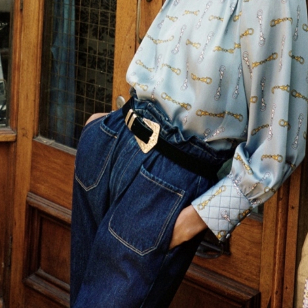 Zara Paperbag Waist Z1975 Jeans